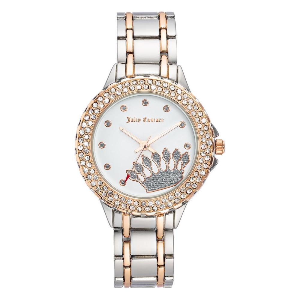 Juicy Couture Silver Metal Dress Watch