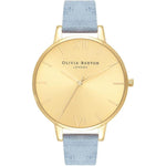 Olivia Burton Blue Artificial Leather Watch