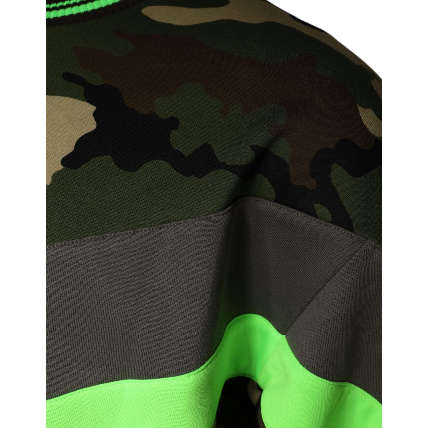 Dolce & Gabbana Multicolor Camouflage Sweatshirt Sweater