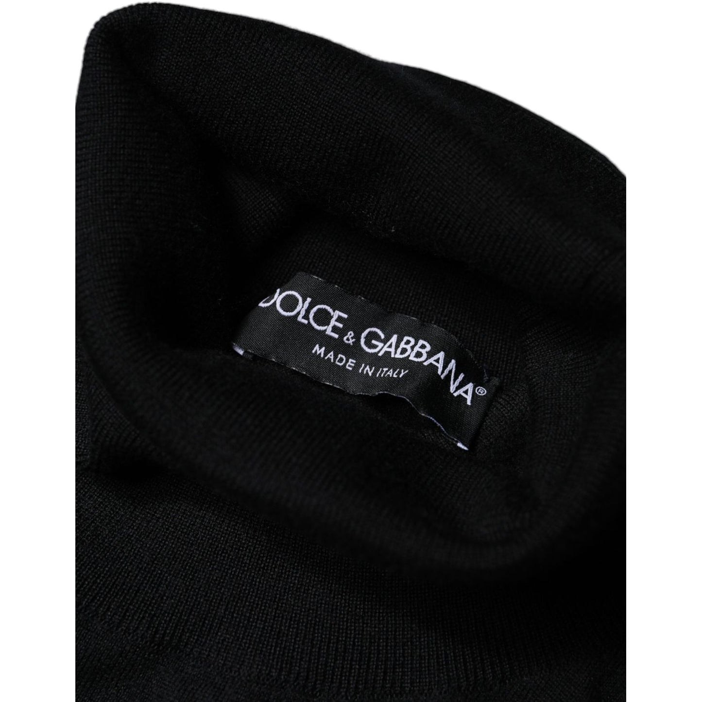 Dolce & Gabbana Black LongSleeve Turtleneck Pullover Sweater