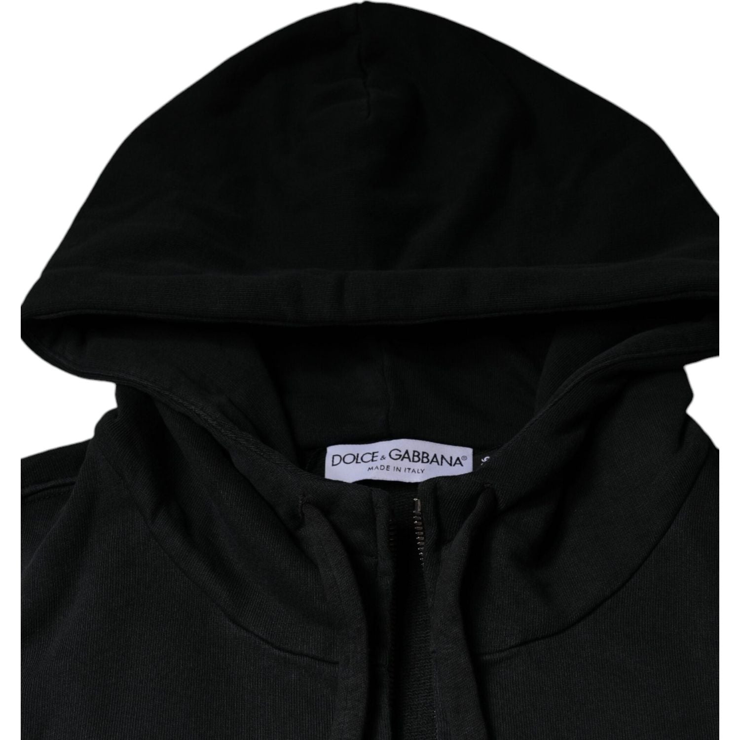 Front view with bag zipped and handles upright.