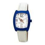 Chronotech White Leather Watch