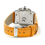 Chronotech Orange Leather Watch CHCT7280B07AC