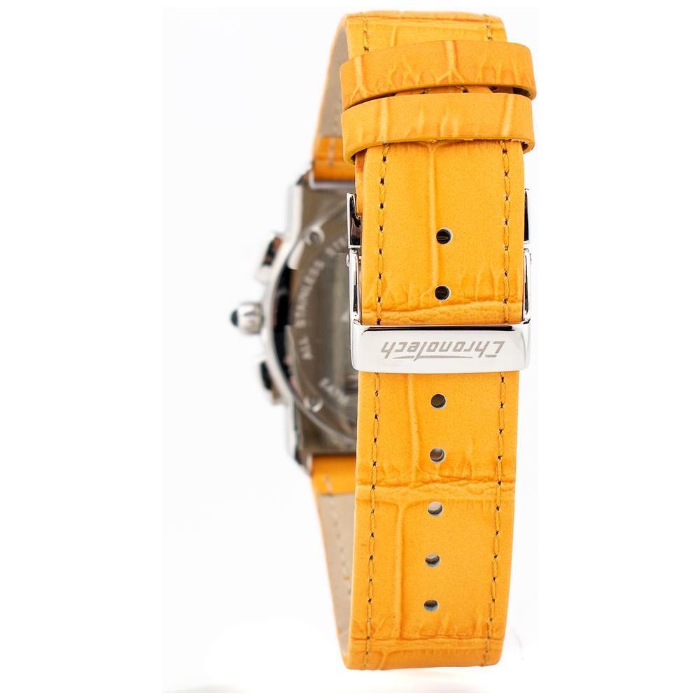 Chronotech Orange Leather Watch CHCT7280M07AC