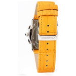 Chronotech Orange Leather Watch CHCT7280M07AC
