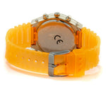 Chronotech Orange Rubber Watch CHCT728405AC