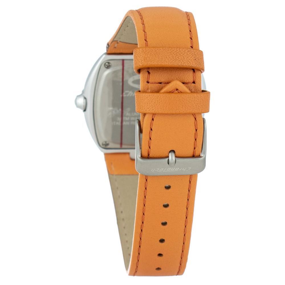 Chronotech Orange Leather Watch CHCT7305M03AC