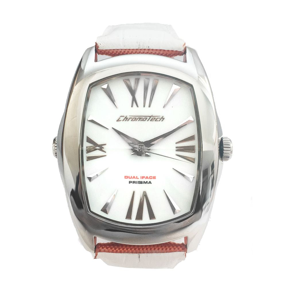 Chronotech Orange Leather Watch CHCT7696M04AC