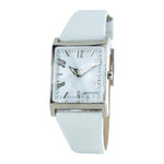 Chronotech White Leather Watch