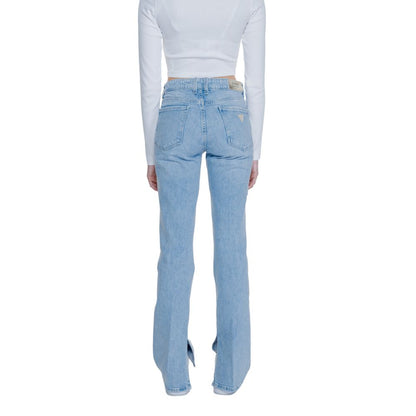 Guess Light Blue Cotton Mom Jean