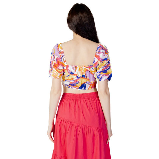 Only Yellow Viscose Tops & T-Shirt Only Maroon