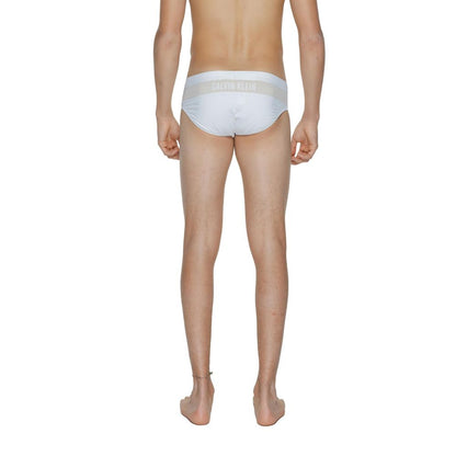 Calvin Klein White Polyamide Swim Brief