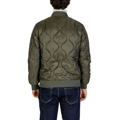 Gianni Lupo Green Polyamide Bomber