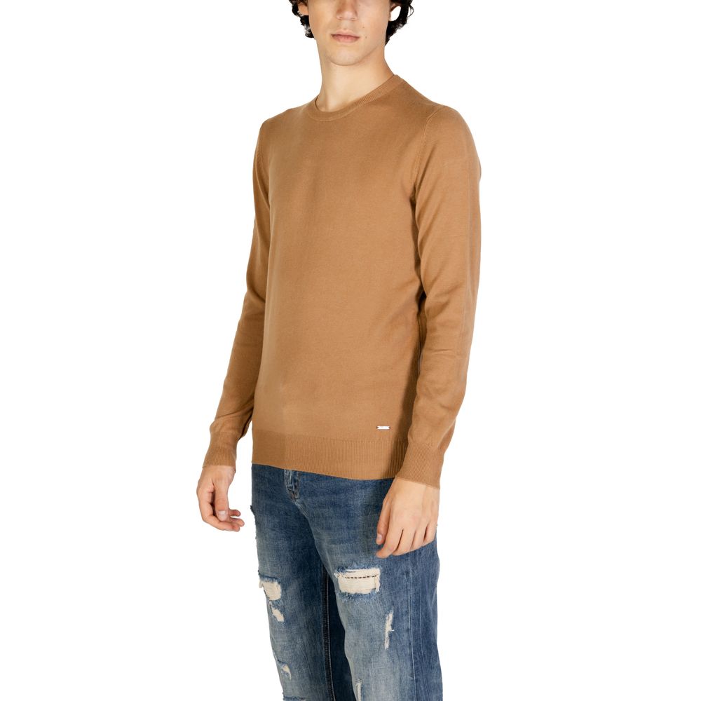 Gianni Lupo Brown Polyester Sweatshirt