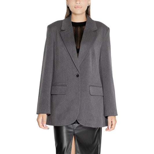 Only Gray Recycled Polyester Suits & Blazer Only Dim Gray