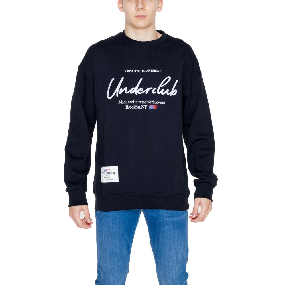 Underclub Black Cotton Sweatshirt