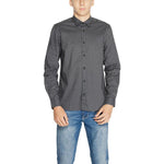 Antony Morato Gray Cotton Shirt AN-14637800153-IT46 | S