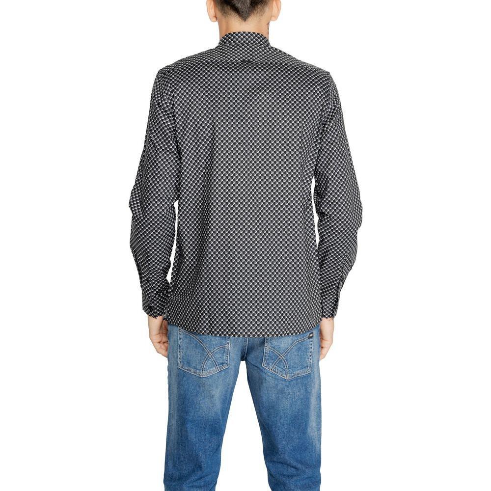 Antony Morato Gray Cotton Shirt AN-14637800153-IT46 | S
