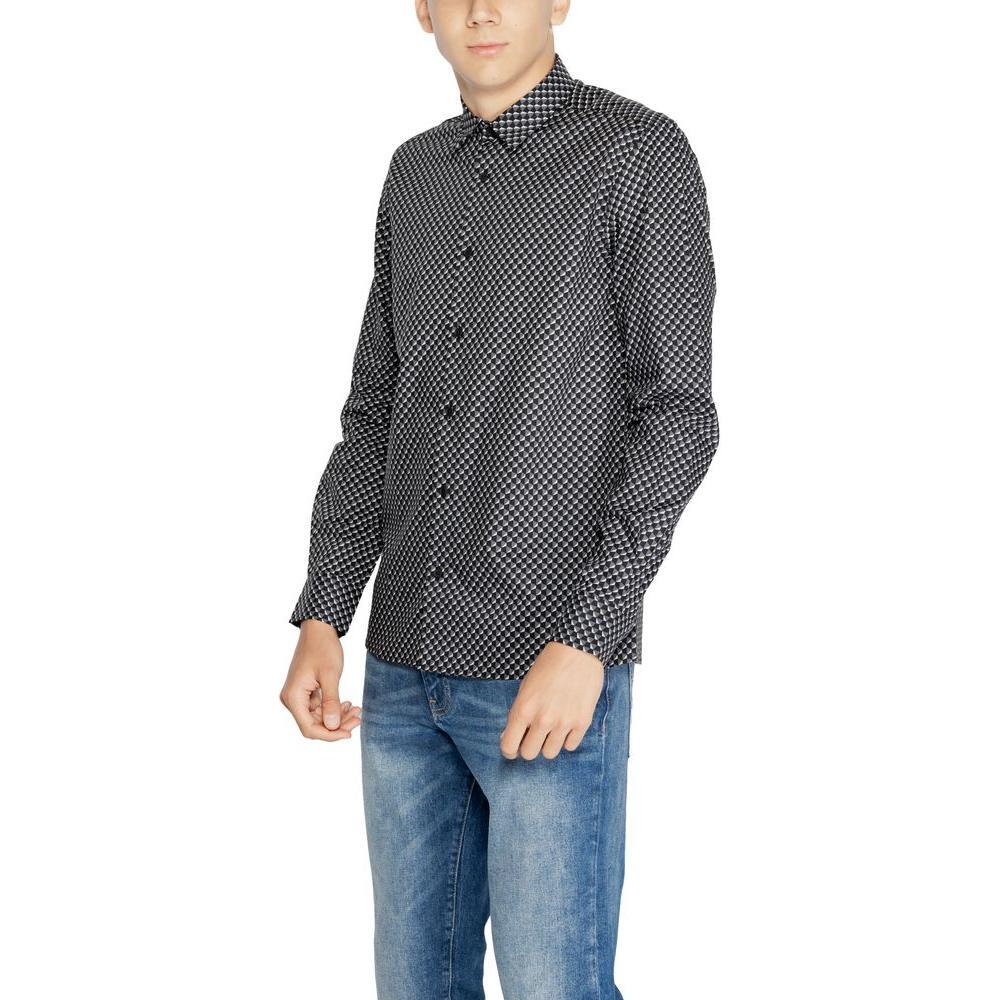 Antony Morato Gray Cotton Shirt AN-14637800153-IT46 | S