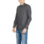 Antony Morato Gray Cotton Shirt AN-14637800153-IT46 | S