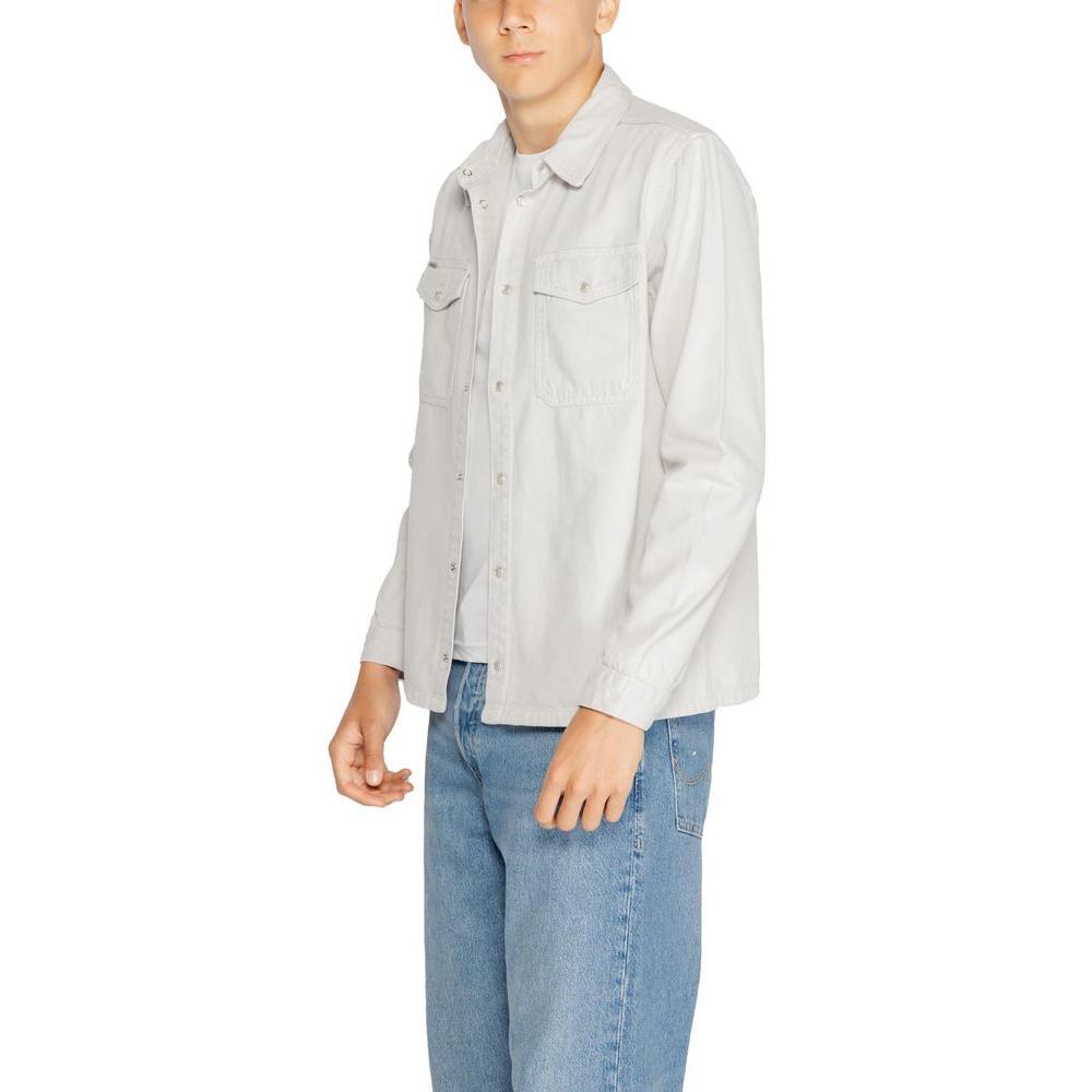 Antony Morato Gray Cotton Shirt