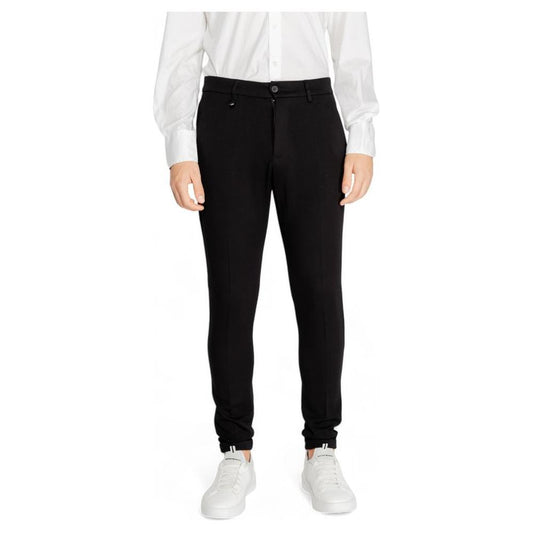 Antony Morato Black Viscose Jeans & Pant