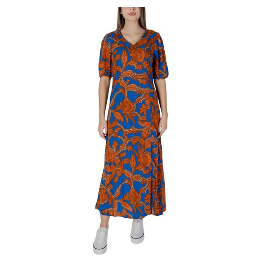 B.Young Blue Viscose Dress B.Young Sienna