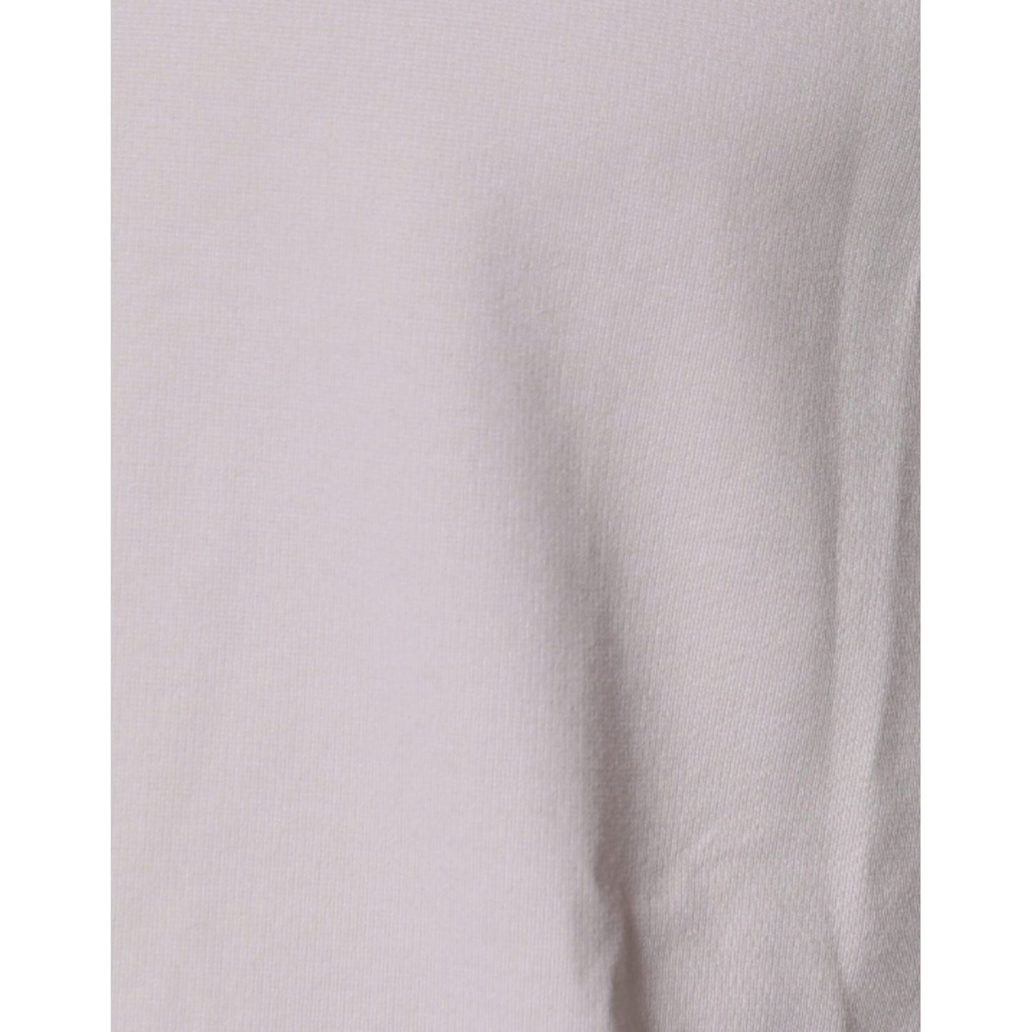 Dolce & Gabbana Beige Logo Cotton Blend Crew Neck T-shirt