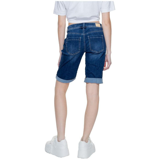 Street One Blue Cotton Short Street One Midnight Blue