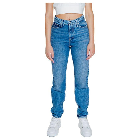 Calvin Klein Jeans Blue Cotton Jeans & Pant Calvin Klein Jeans Steel Blue