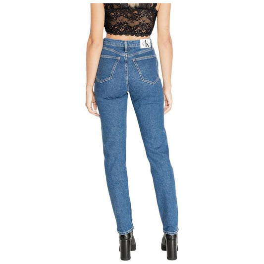Calvin Klein Jeans Blue Cotton Jeans & Pant Calvin Klein Jeans Slate Gray