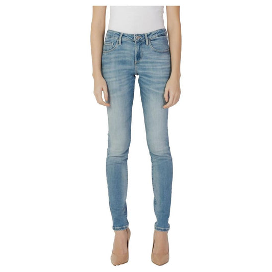 Guess Blue Cotton Jeans & Pant Guess Light Slate Gray