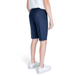 Antony Morato Blue Linen Bermuda