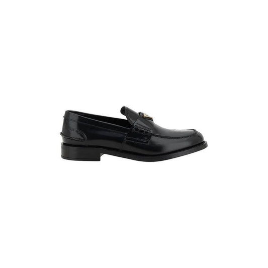 Prada Black Leather Logo Loafers PR1D813NFA020055F0002BB-36.5-FBB-350