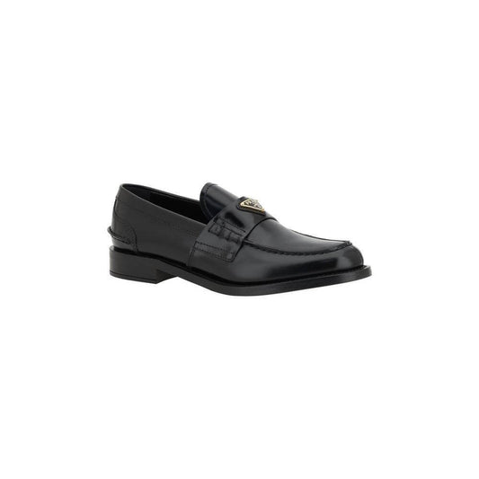 Prada Black Leather Logo Loafers PR1D813NFA020055F0002BB-36.5-FBB-350