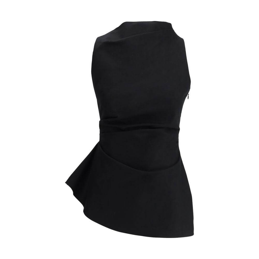 Front view with bag zipped and handles upright.