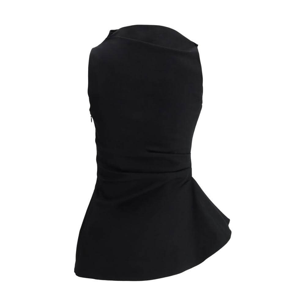 Front view with bag zipped and handles upright.