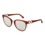 Marciano by Guess Brown Women Glasses Frame in full-rim acetate with demo lenses, 53mm width. Includes branded case. Stylish and elegant.