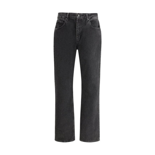 7FOR Koto Cotton Jeans - Straight, Versatile, Five-Pocket Design with Monochrome Pattern for Modern Look