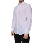 Dolce & Gabbana White Cotton Slim Fit Men Formal Dress Shirt