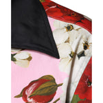 Dolce & Gabbana Multicolor Floral Button Down Casual Shirt