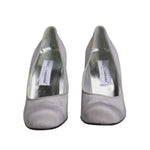 Dolce & Gabbana Gray Suede Leather High Heel Pumps Shoes