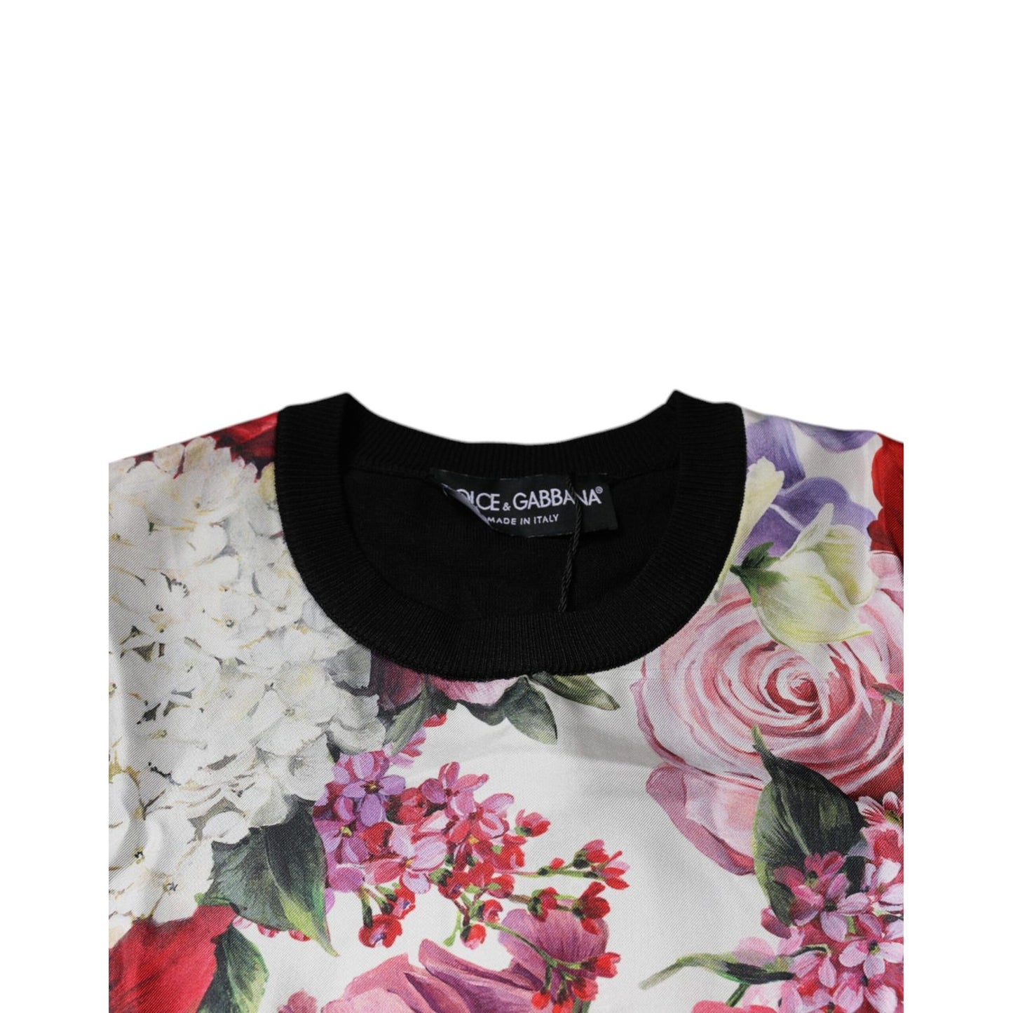 Dolce & Gabbana Multicolor Floral Silk Sleeveless Tank Blouse Top