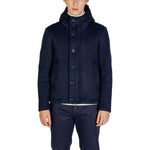 Hydra Clothing Blue Polyester Jackets & Coat HY-15656500010-IT44 | S