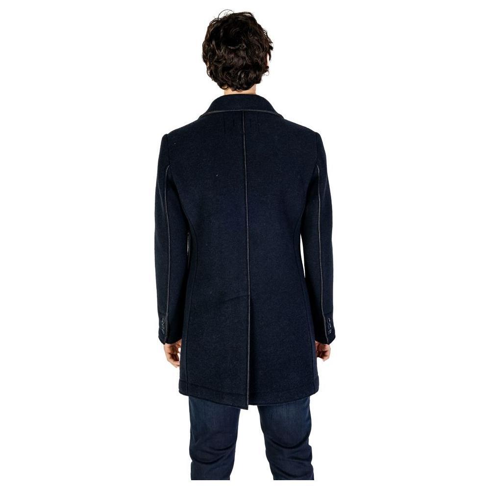 Hydra Clothing Blue Wool Coat HY-15713600128-IT52 | XL