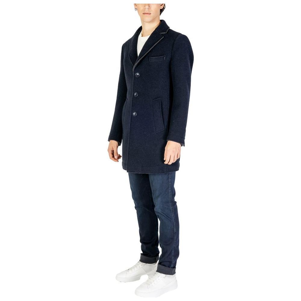 Hydra Clothing Blue Wool Coat HY-15713600128-IT52 | XL