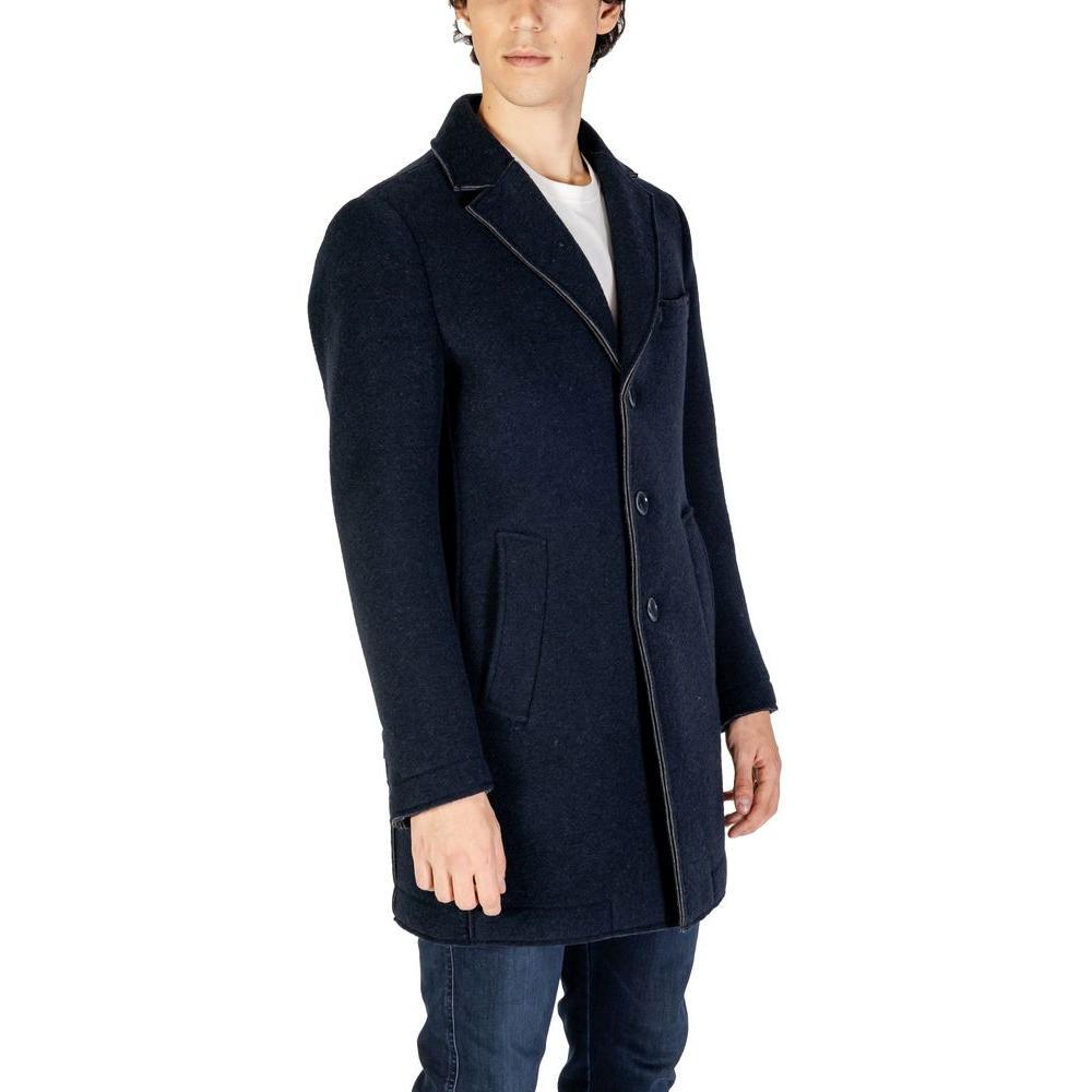 Hydra Clothing Blue Wool Coat HY-15713600128-IT52 | XL