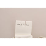 Ermanno Scervino Chic Beige Corduroy Skinny Slim Fit Pants Jeans & Pants Ermanno Scervino Gray
