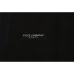 Dolce & Gabbana Blue Wool Stretch Vest