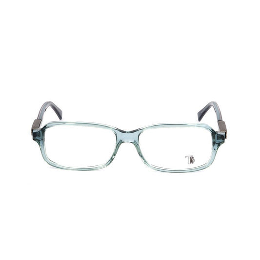 Tod's Turquoise Acetate Frames for women with bright turquoise color, lens/bridge/temple dimensions 54/15/135 mm, made of acetate.